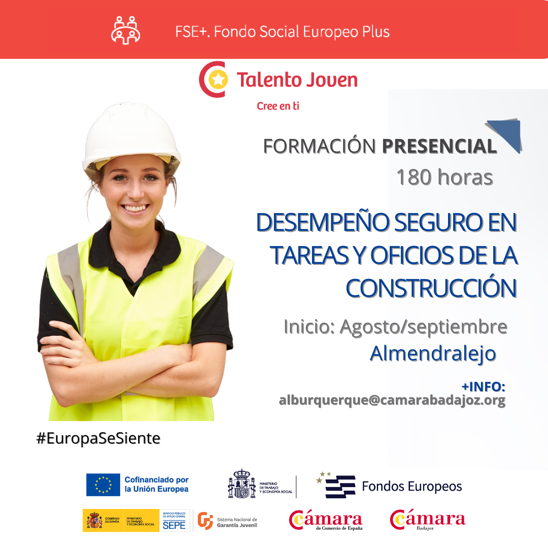 Desempeño Seguro en Tareas y Oficios de la Construcción (Almendralejo)