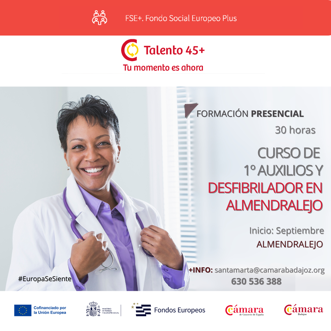 Primeros auxilios y desfibrilador