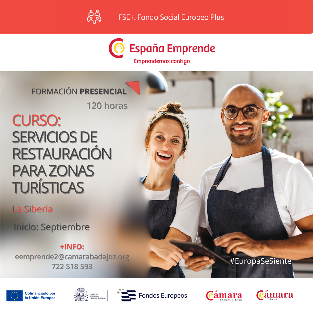 SERVICIOS DE RESTAURACIÓN PARA ZONAS TURÍSTICAS