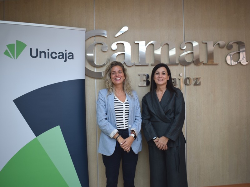 Unicaja y la Cámara de Comercio de Badajoz colaboran para fomentar el desarrollo del tejido empresarial