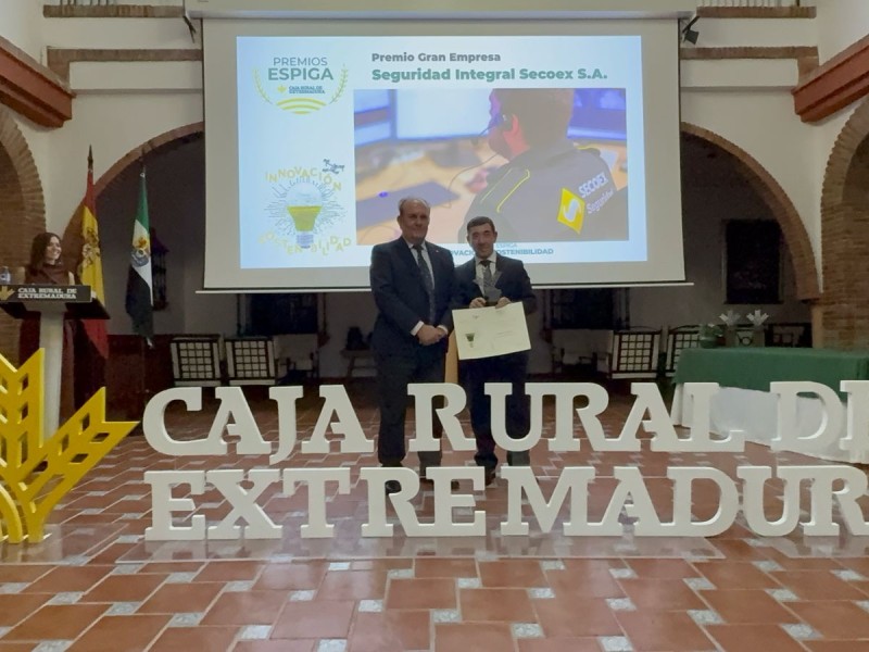 Secoex se alza con el Premio Gran Empresa en los II Premios Espiga Innovación y Sostenibilidad de Caja Rural de Extremadura