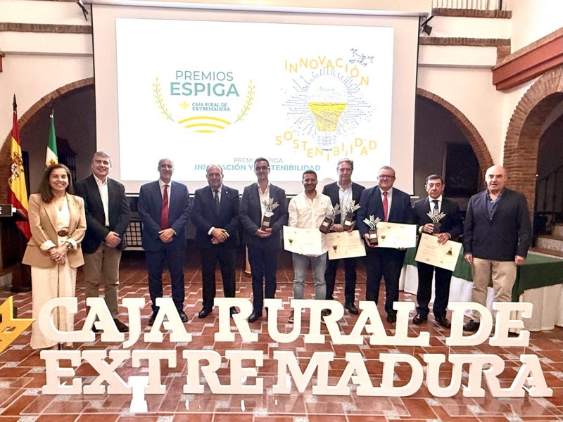 Secoex se alza con el Premio Gran Empresa en los II Premios Espiga Innovación y Sostenibilidad de Caja Rural de Extremadura