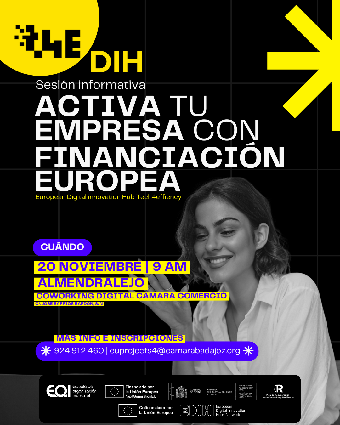 ACTIVA TU EMPRESA CON FINANCIACIÓN EUROPEA - ALMENDRALEJO