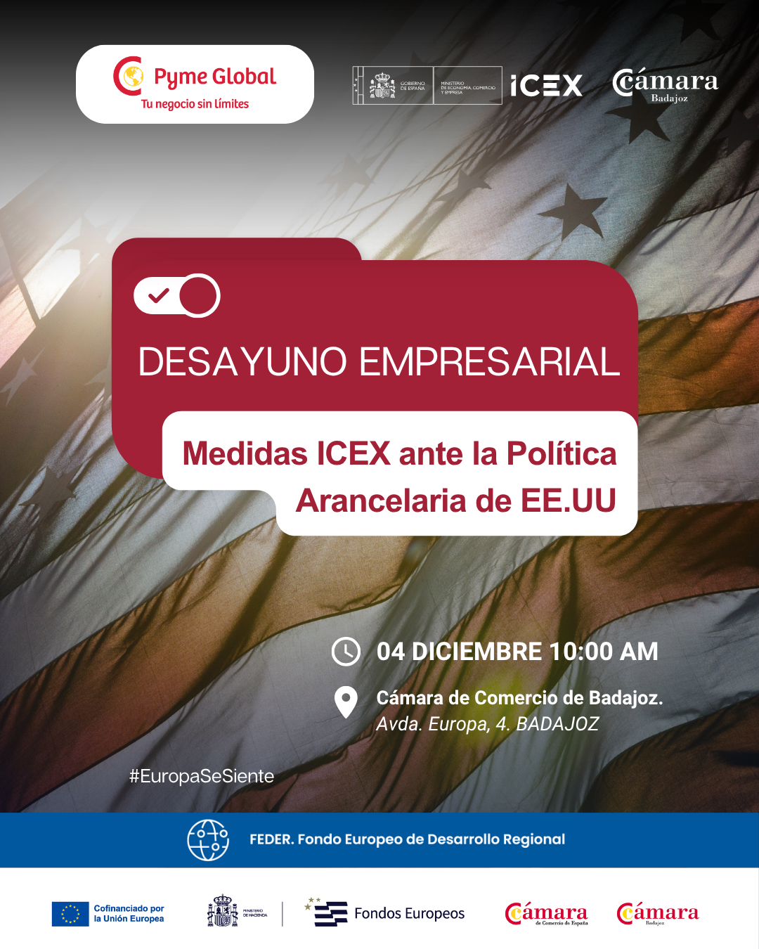 Desayuno Empresarial:  Medidas ICEX ante la Política Arancelaria de EE.UU.