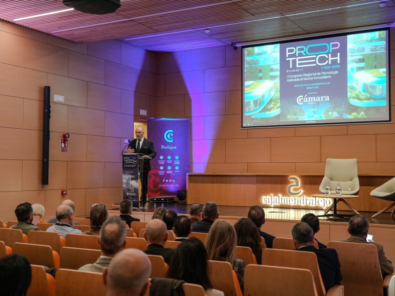 El I Congreso Regional Inmobiliario PropTech de la Cámara de Badajoz reúne a más de un centenar de empresarios del sector