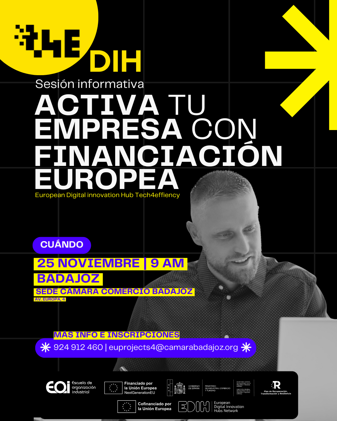 ACTIVA TU EMPRESA CON FINANCIACIÓN EUROPEA - BADAJOZ