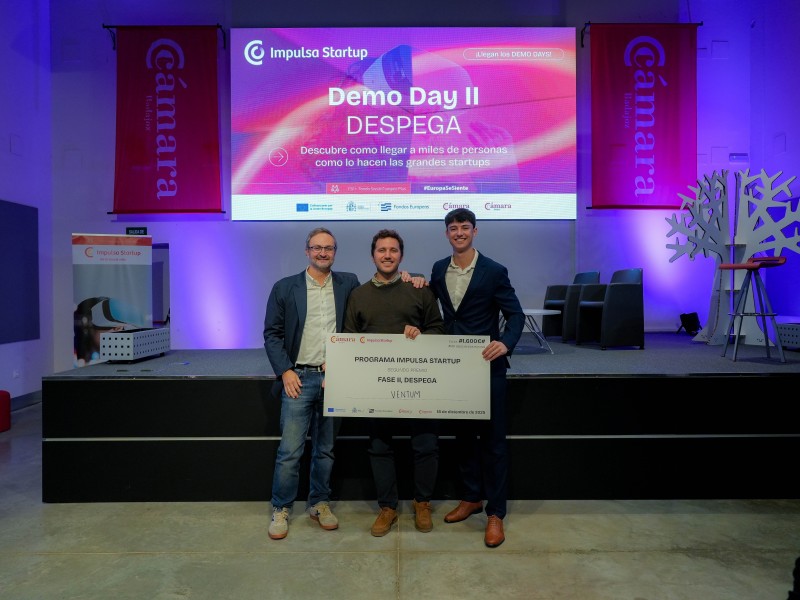 La Cámara de Comercio de Badajoz celebra el Demo Day de la Fase II del programa Impulsa Startup “Despega”