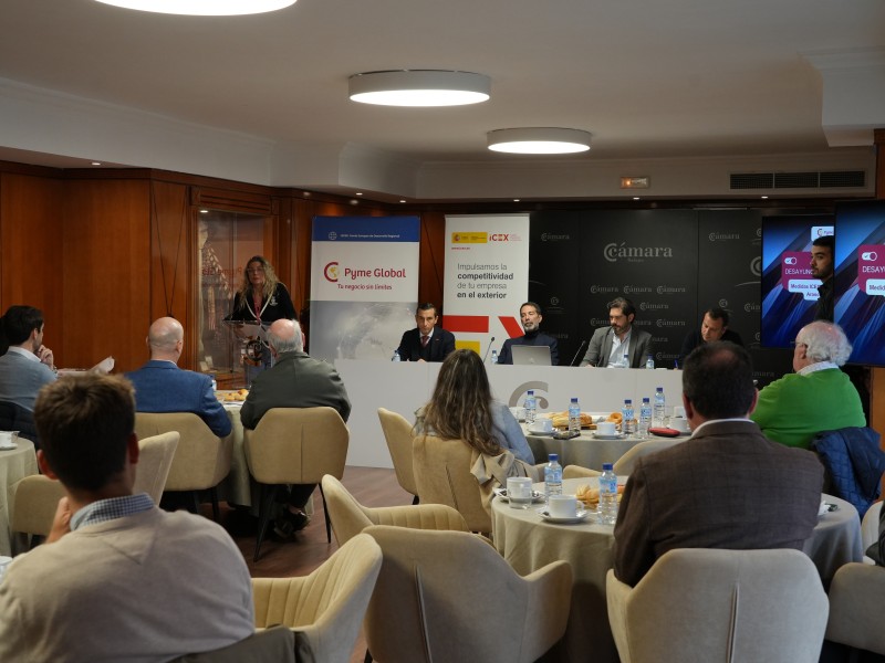 Cámara de Comercio de Badajoz e ICEX analizan las nuevas medidas ante la política arancelaria de EEUU