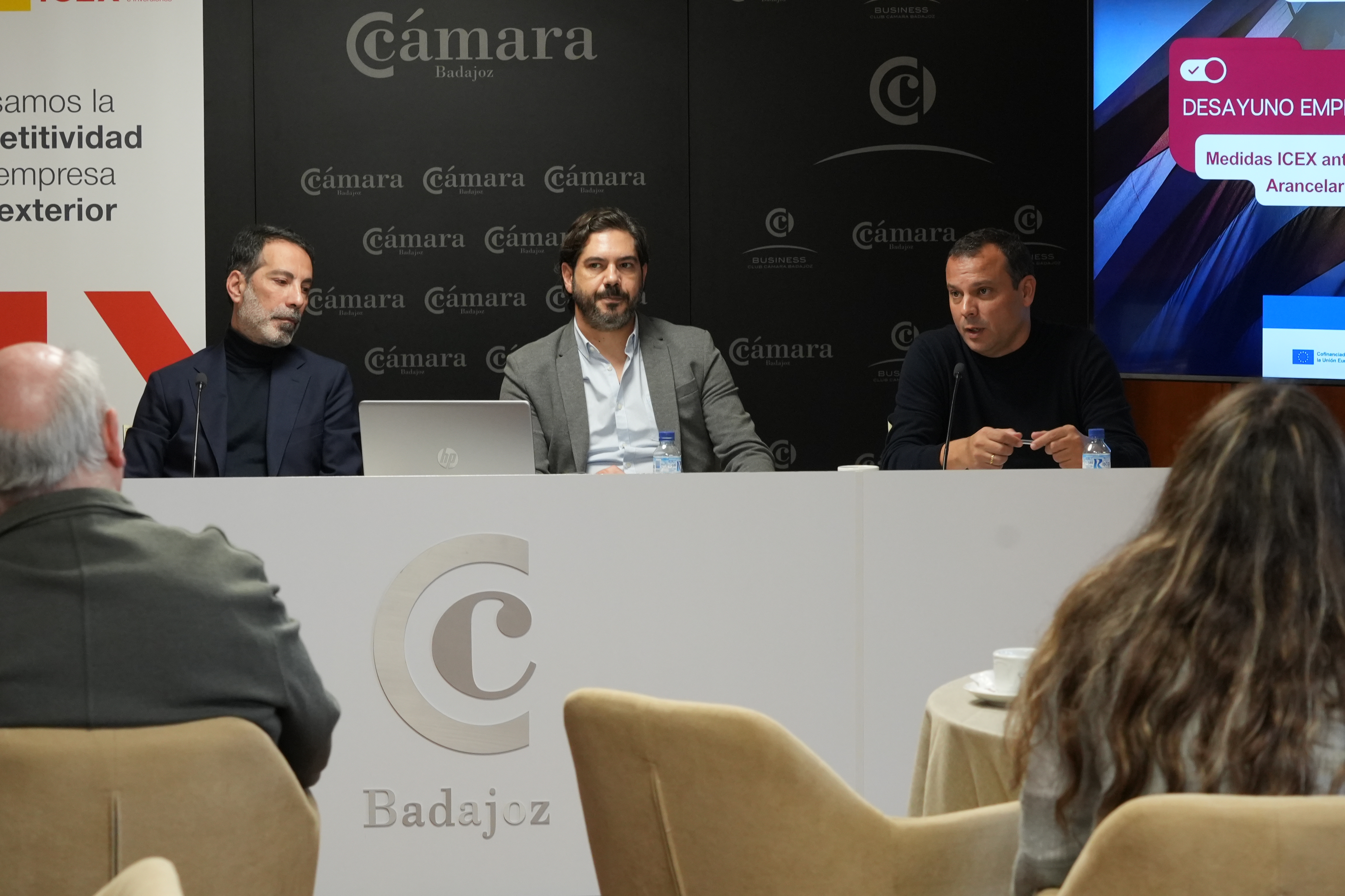 Cámara de Comercio de Badajoz e ICEX analizan las nuevas medidas ante la política arancelaria de EEUU