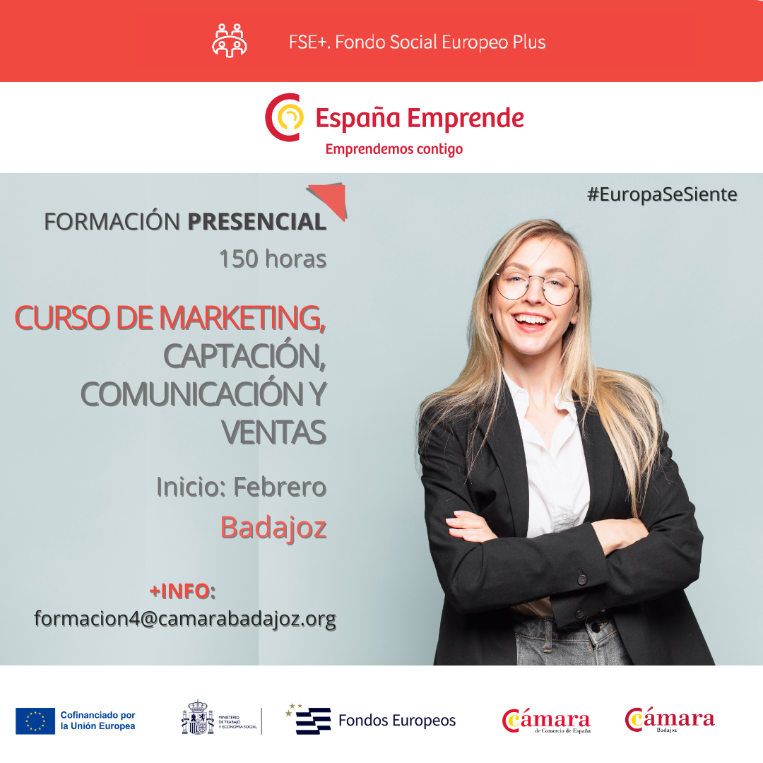 CURSO DE MARKETING, CAPTACIÓN, COMUNICACIÓN Y VENTAS