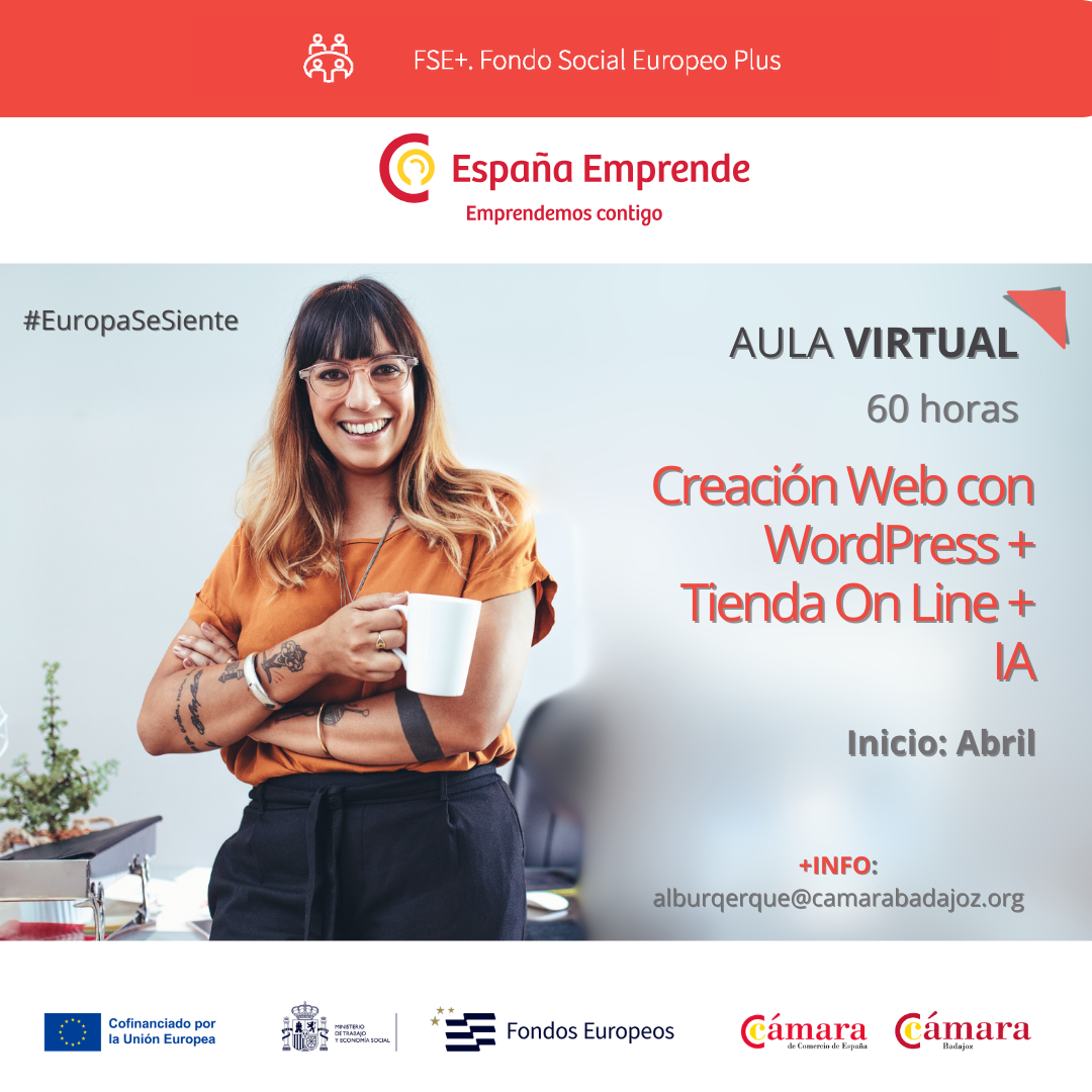 CREACIÓN WEB CON WORDPRESS + TIENDA ONLINE + IA