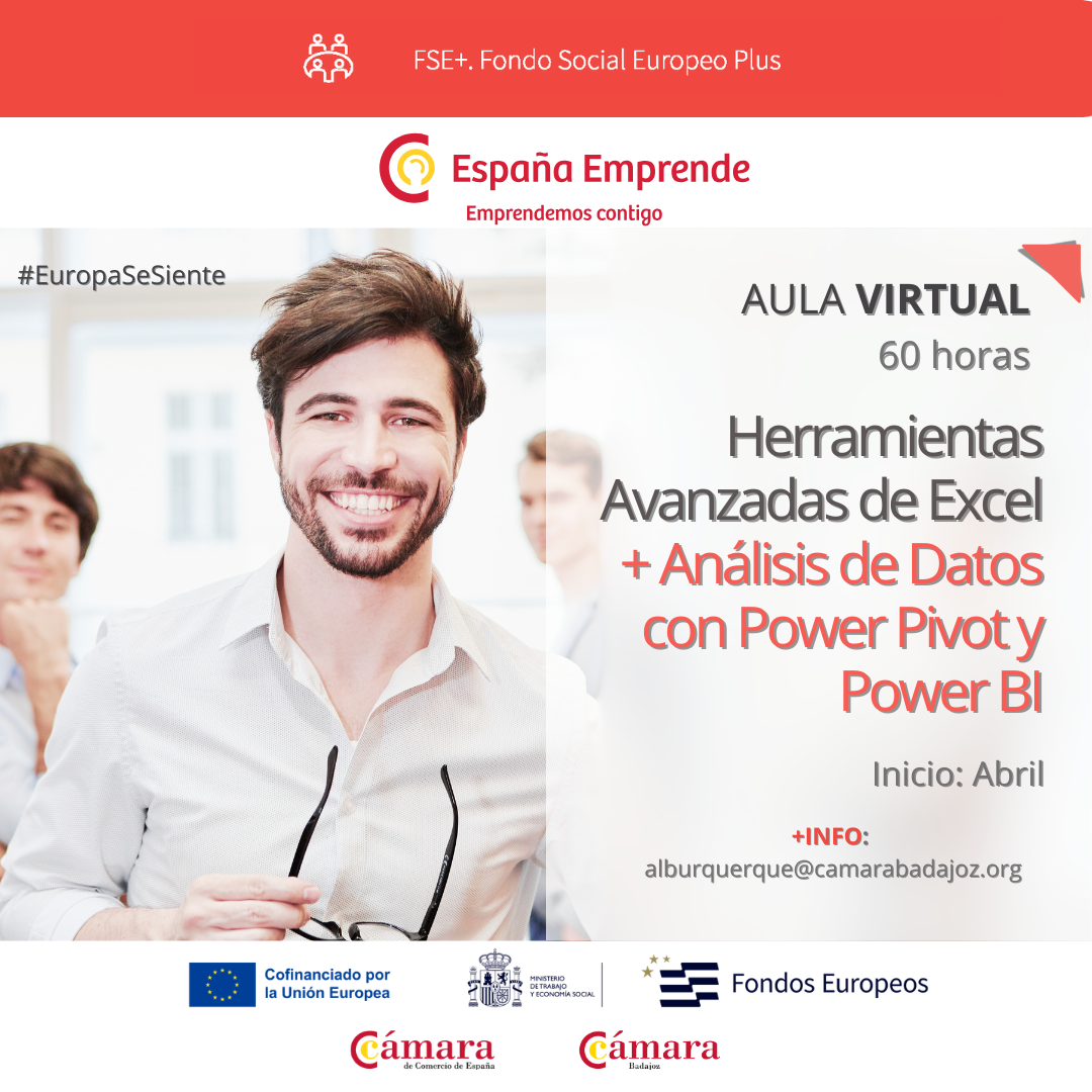 HERRAMIENTAS AVANZADAS DE EXCEL + ANÁLISIS DE DATOS CON POWER PIVOT Y POWER BI