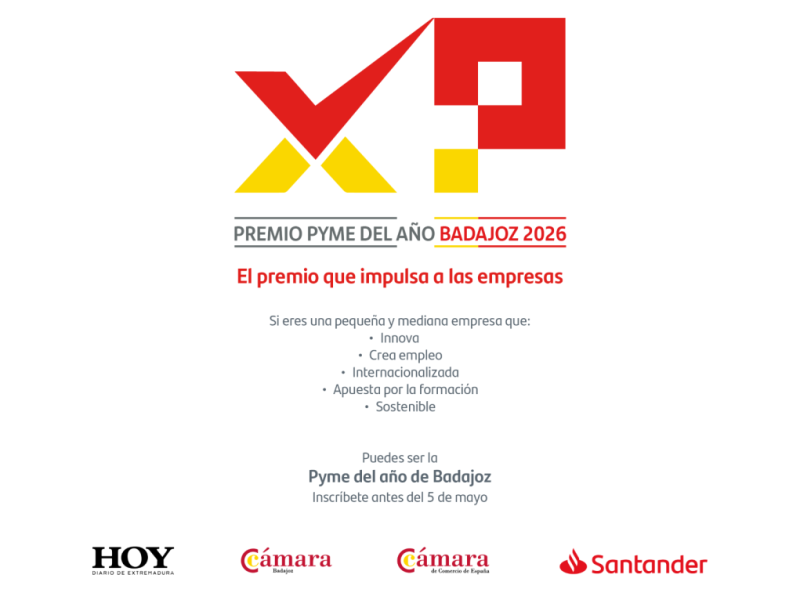 Banco Santander y Cámara de España amplían hasta el 5 de mayo el plazo para inscribirse en el Premio Pyme del Año 2026