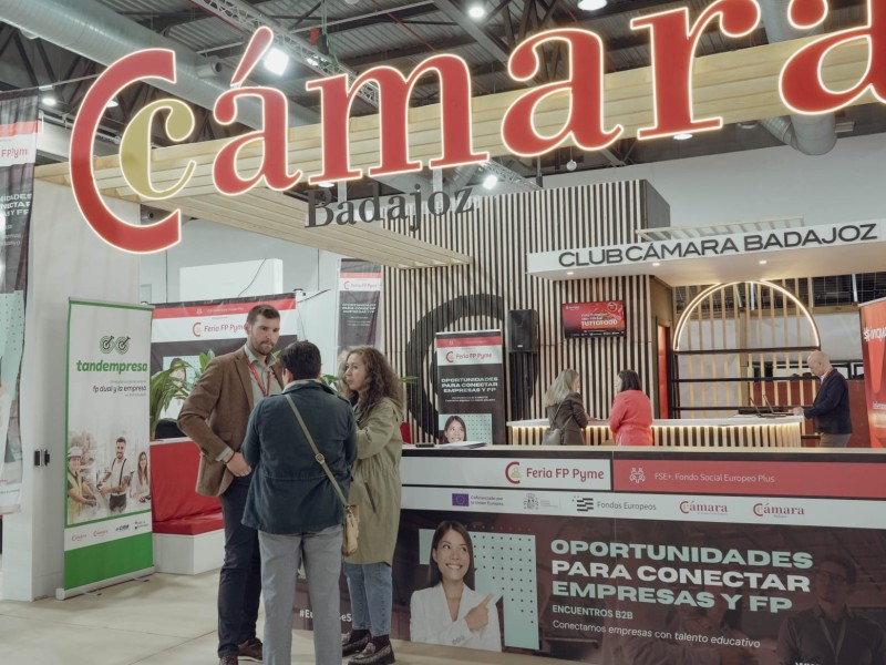 Conexión entre empresa y talento con la I Feria FP Pyme de la Cámara de Badajoz en el marco de Expoenergea 2026