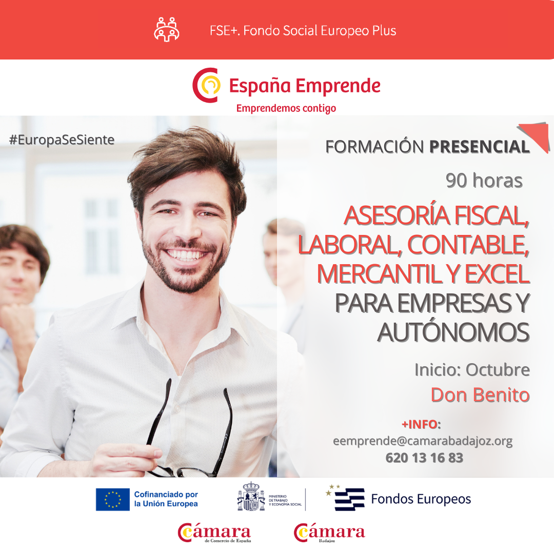 ASESORÍA FISCAL, LABORAL, CONTABLE, MERCANTIL Y EXCEL PARA EMPRESAS Y AUTÓNOMOS