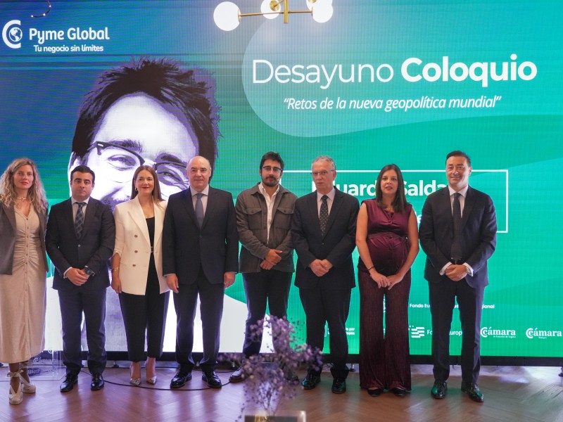 La Cámara de Badajoz analiza el impacto de la geopolítica en la empresa junto a Eduardo Saldaña en una nueva jornada de Mayo Financiero
