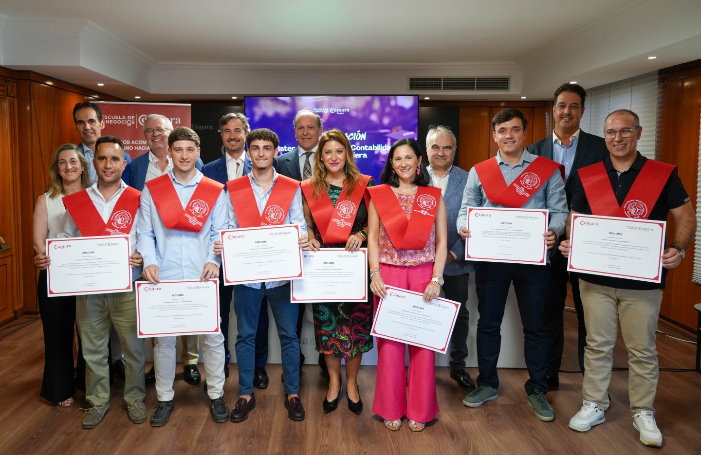 La Cámara de Comercio celebra la graduación de la XXXI promoción del Máster en Tributación, Contabilidad y Gestión Financiera