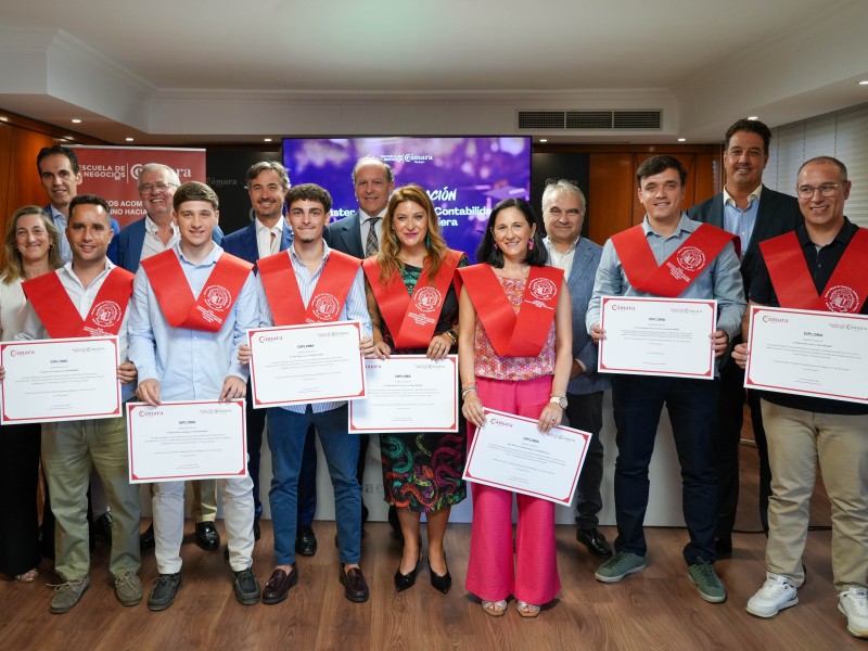 La Cámara de Comercio celebra la graduación de la XXXI promoción del Máster en Tributación, Contabilidad y Gestión Financiera