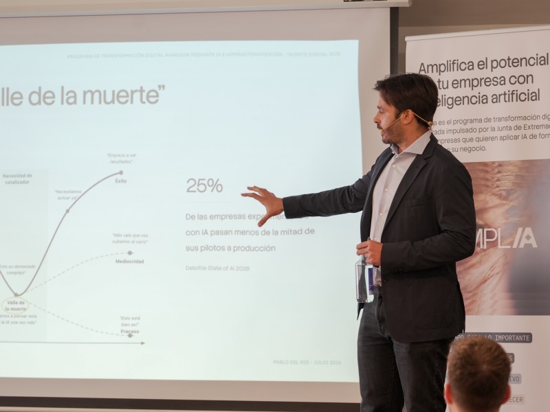 Doce empresas extremeñas completan con éxito el Programa AMPLIA
