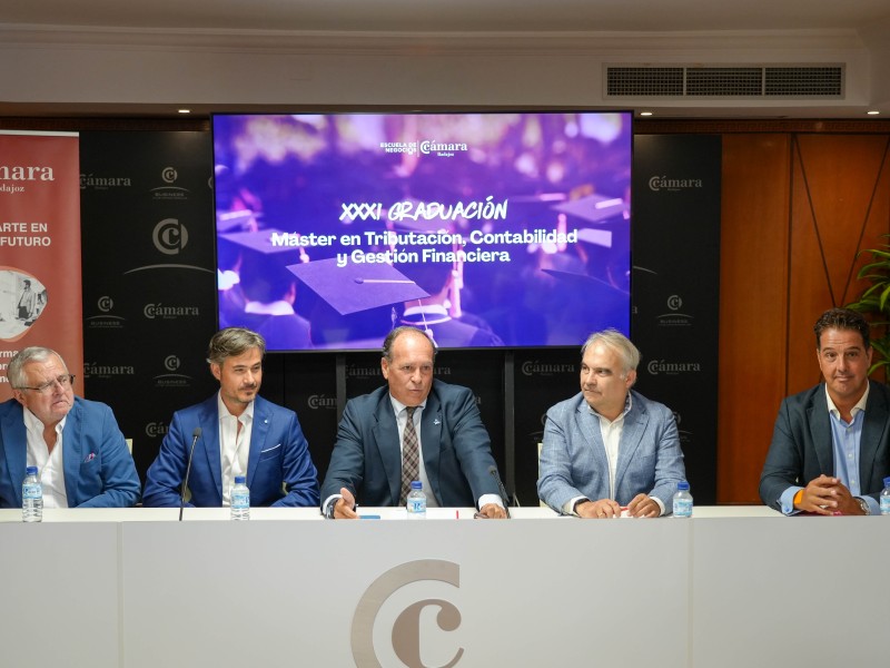 La Cámara de Comercio celebra la graduación de la XXXI promoción del Máster en Tributación, Contabilidad y Gestión Financiera