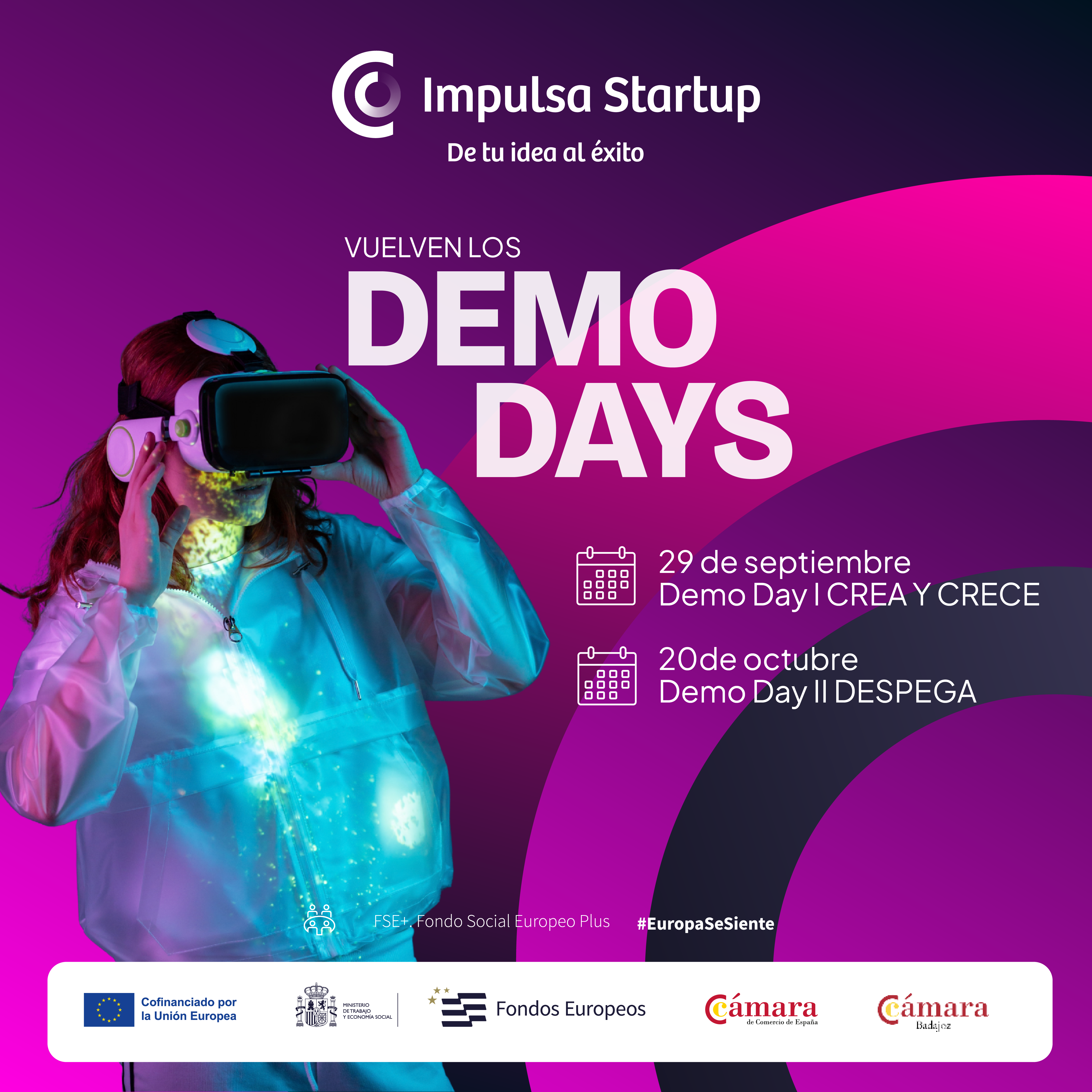 DEMO DAY FASE I “CREA Y CRECE”  IMPULSA STARTUP
