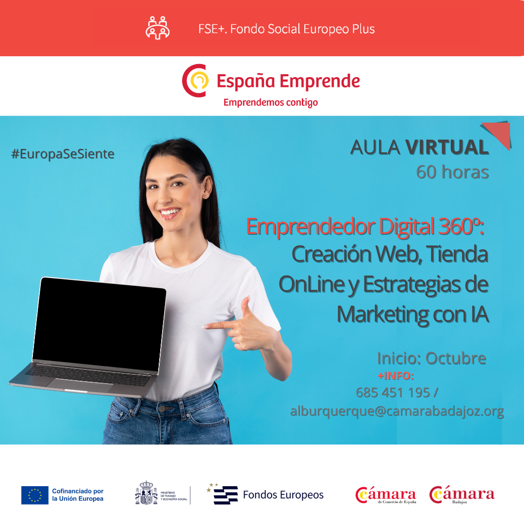 Emprendedor Digital 360º: Creación Web, Tienda On Line y Estrategias de Marketing con IA