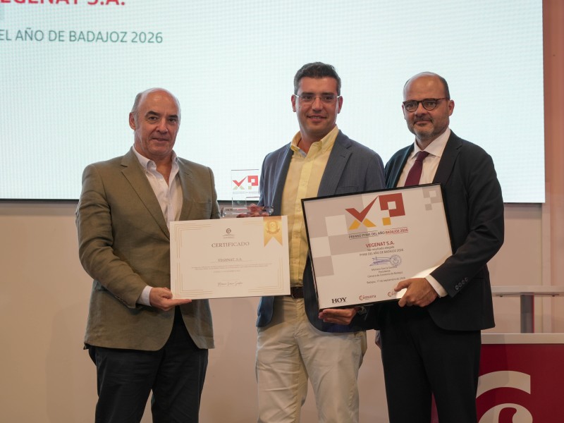 Vegenat, Pyme del año 2026 de Badajoz