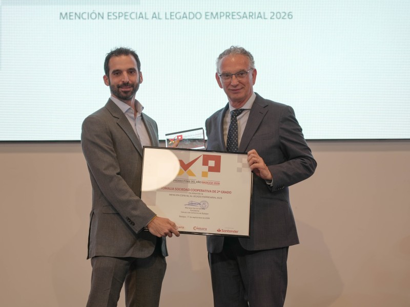Vegenat, Pyme del año 2026 de Badajoz