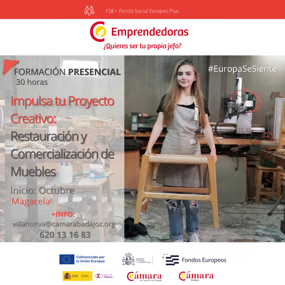 IMPULSA TU PROYECTO CREATIVO: RESTAURACIÓN Y COMERCIALIZACIÓN DE MUEBLES