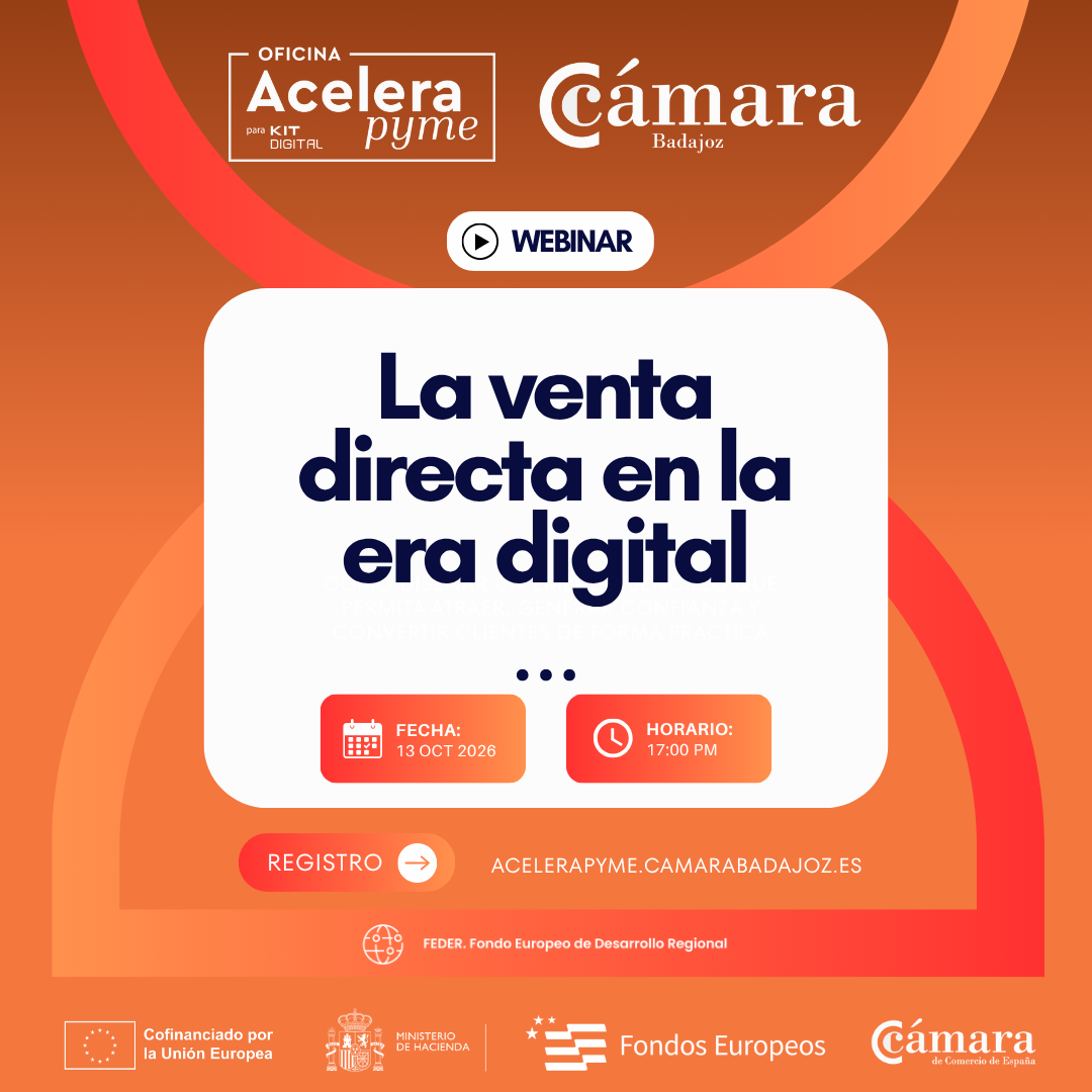 WEBINAR DIGITALIZACIÓN PYME: LA VENTA DIRECTA EN LA ERA DIGITAL