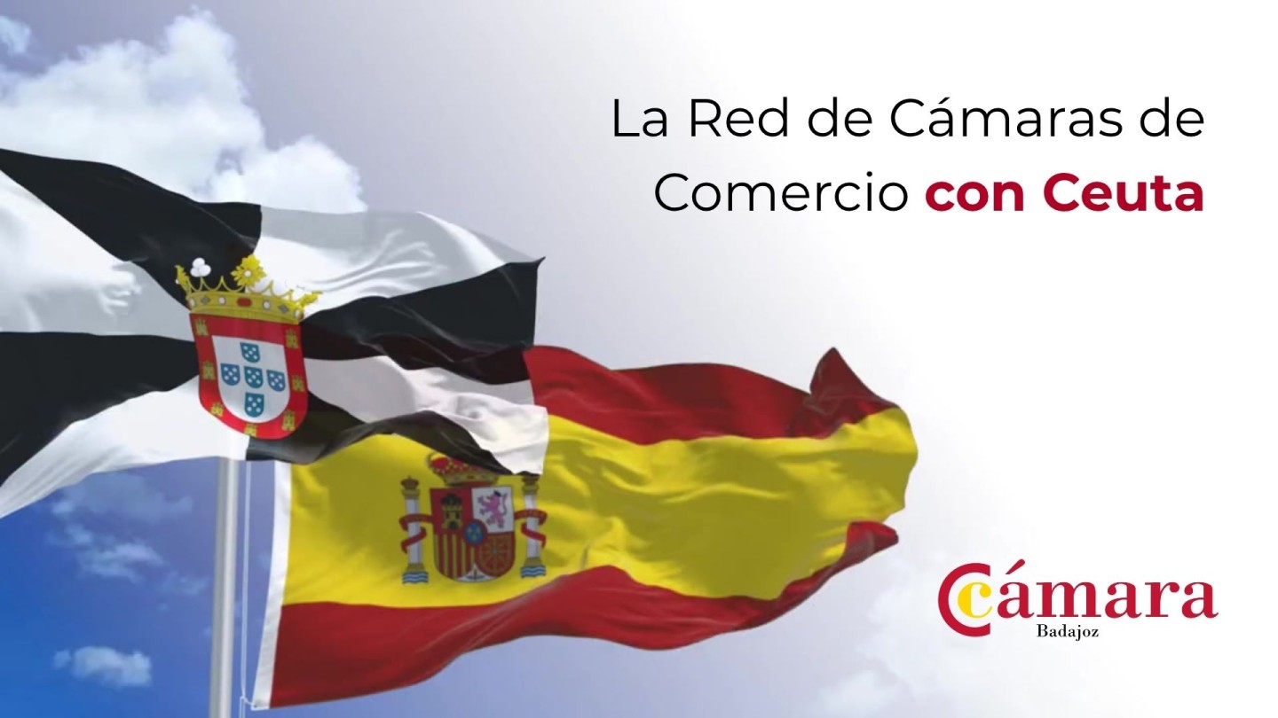 Las Cámaras de Comercio izan la bandera de Ceuta en toda España en apoyo a la sociedad y a las empresas de la Ciudad Autónoma